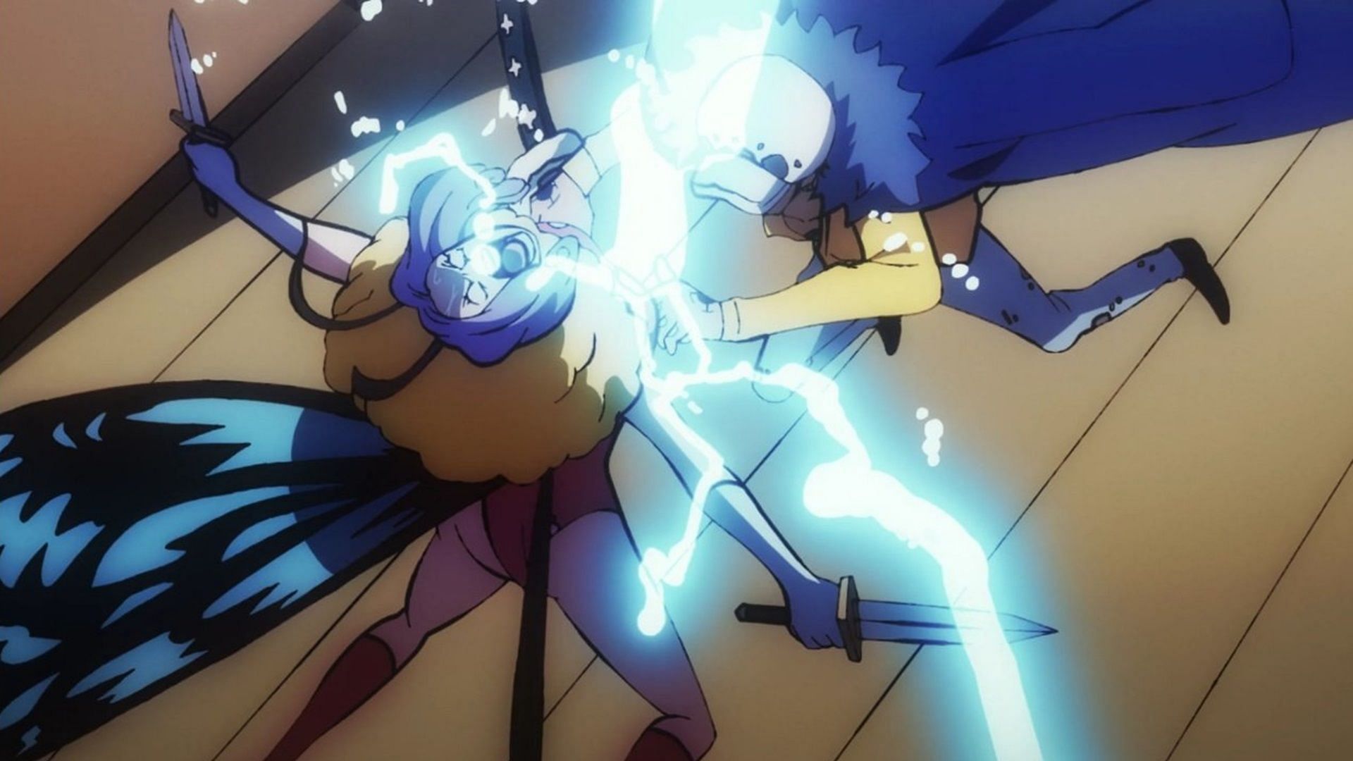 Law&#039;s Counter Shock technique (Image via Toei Animation)