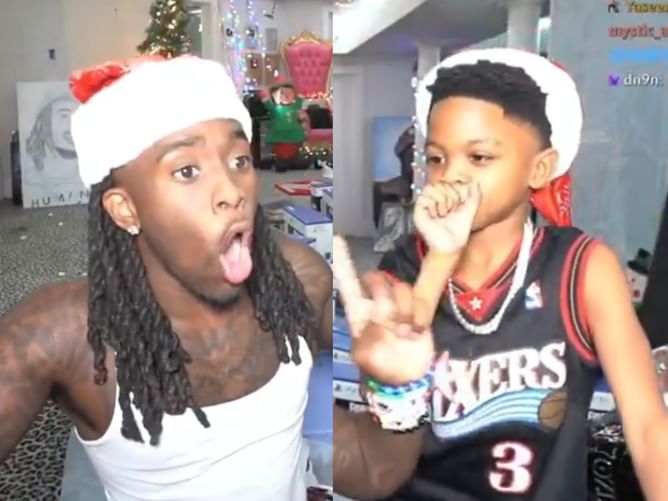 Kai Cenat slams 10-year-old rapper Lil RT for using homophobic F-slur to describe his friend RaKai