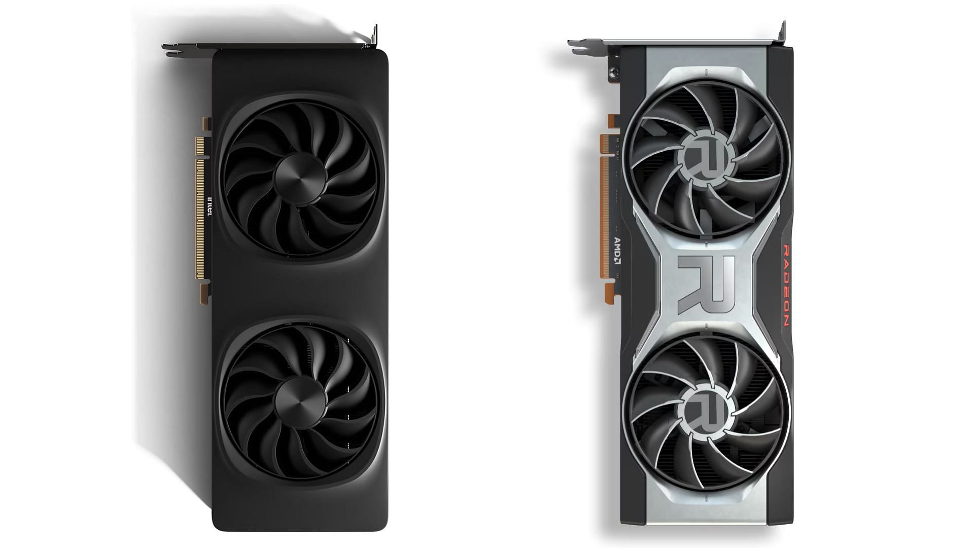 The Arc B580 and the RX 6700 XT are some of the top options gamers are considering for 1080p (Image via AMD and Amazon)