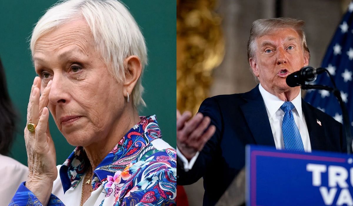 Martina Navratilova and Donald Trump- Source - Getty