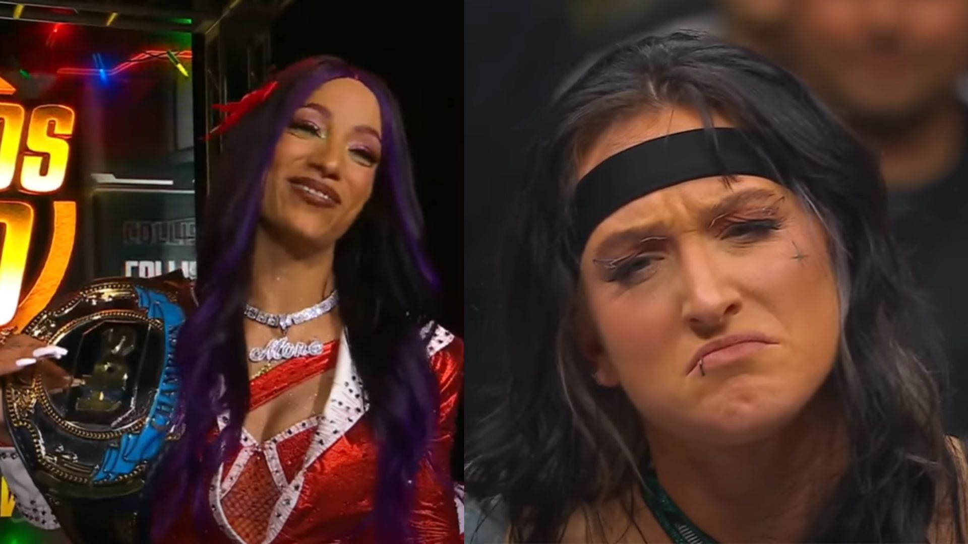 Mercedes Mone (left) / Kris Statlander (right) [Source: AEW&#039;s YouTube channel]