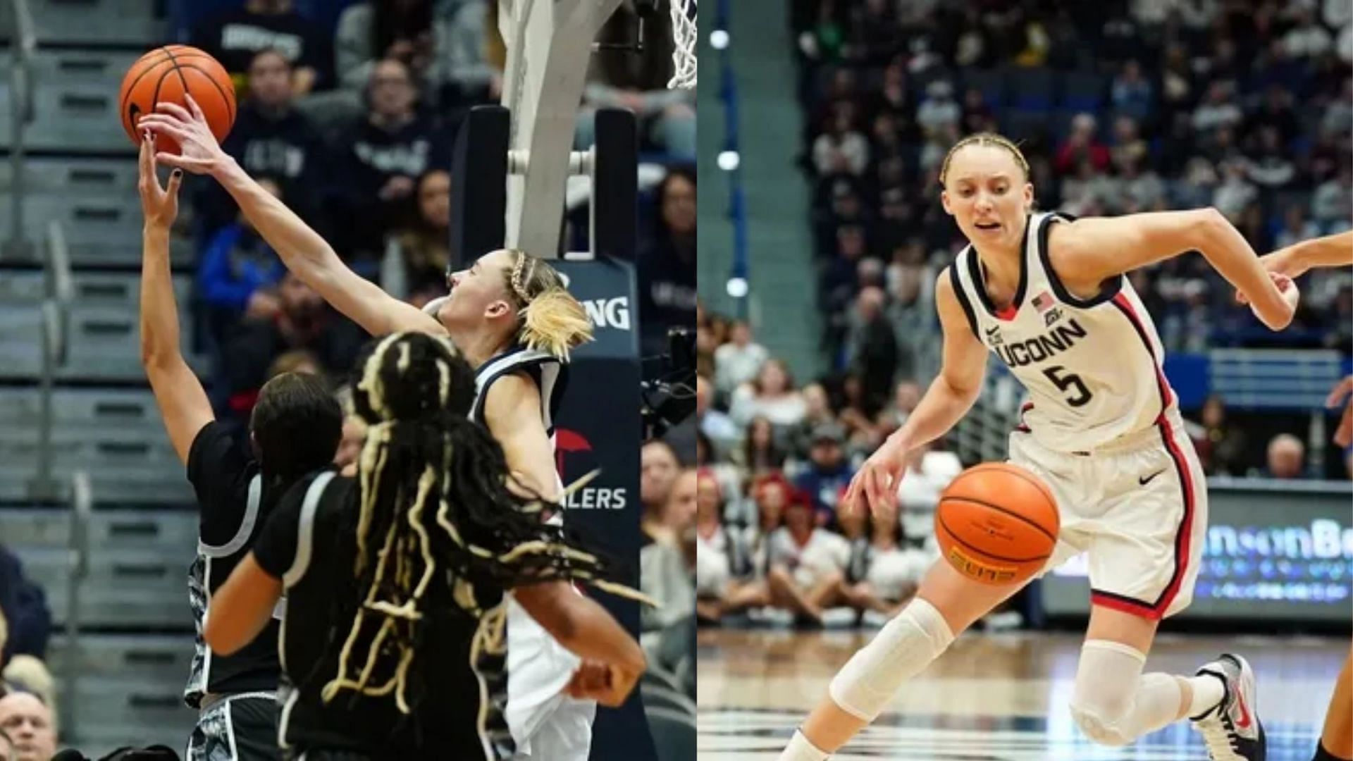 Paige Bueckers scored 24 points to lead UConn to a 79-44 win over Georgetown on Sunday (Image Source: IMAGN)