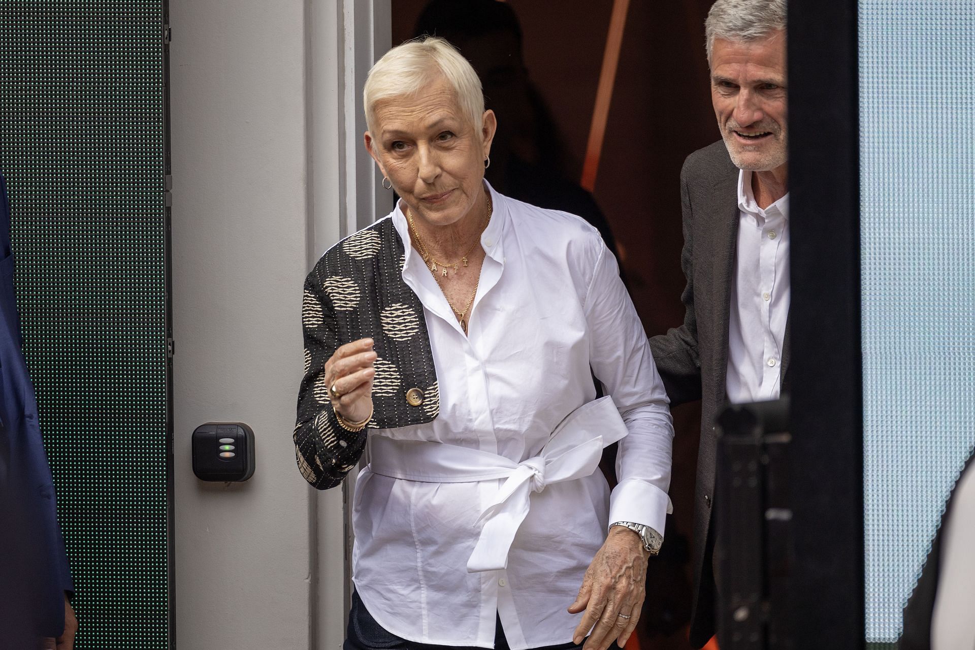 Martina Navratilova at the French Open 2024. (Photo: Getty)