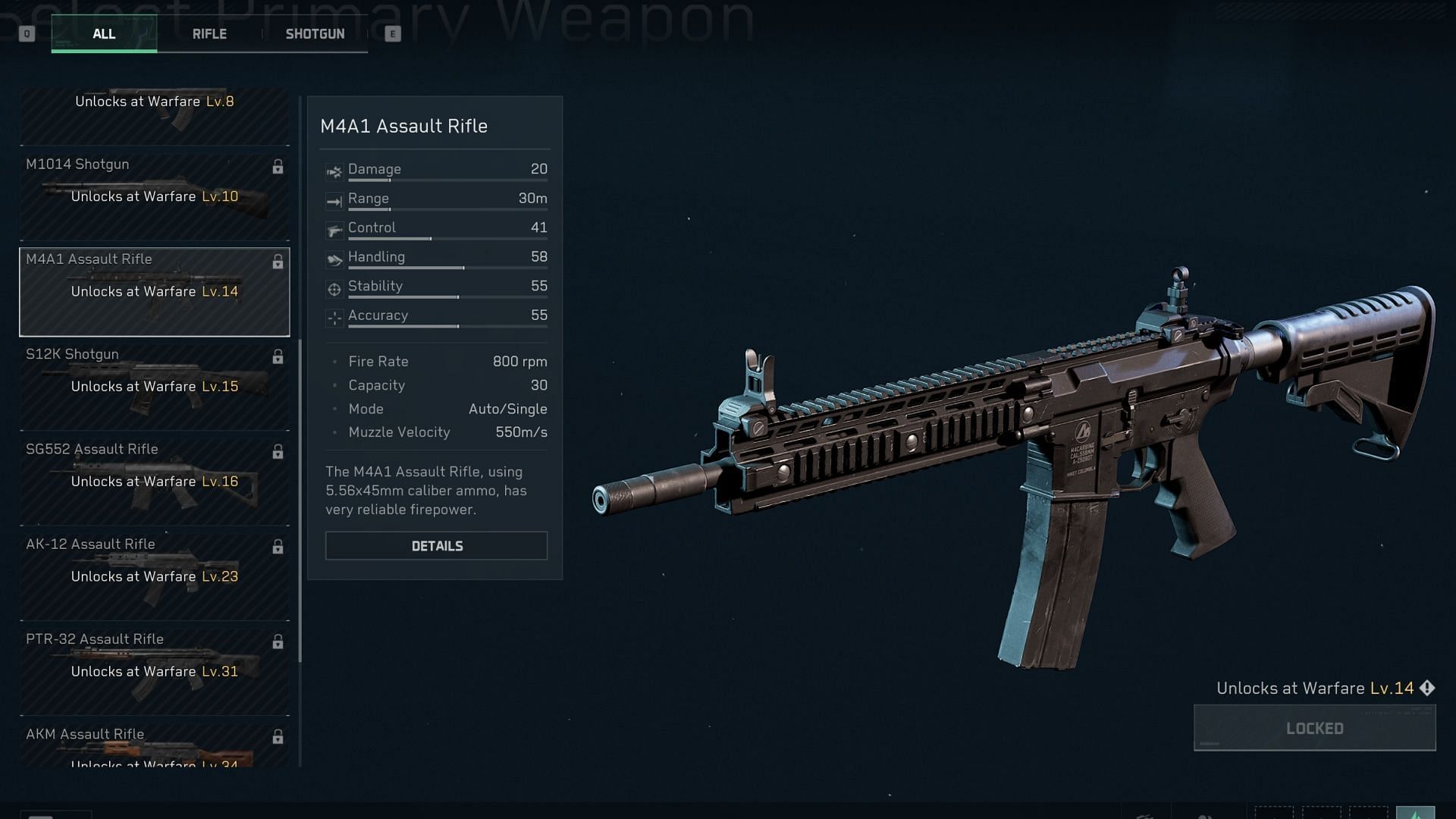 M4A1 assault rifle in Delta Force (Image via TiMi Studio Group)