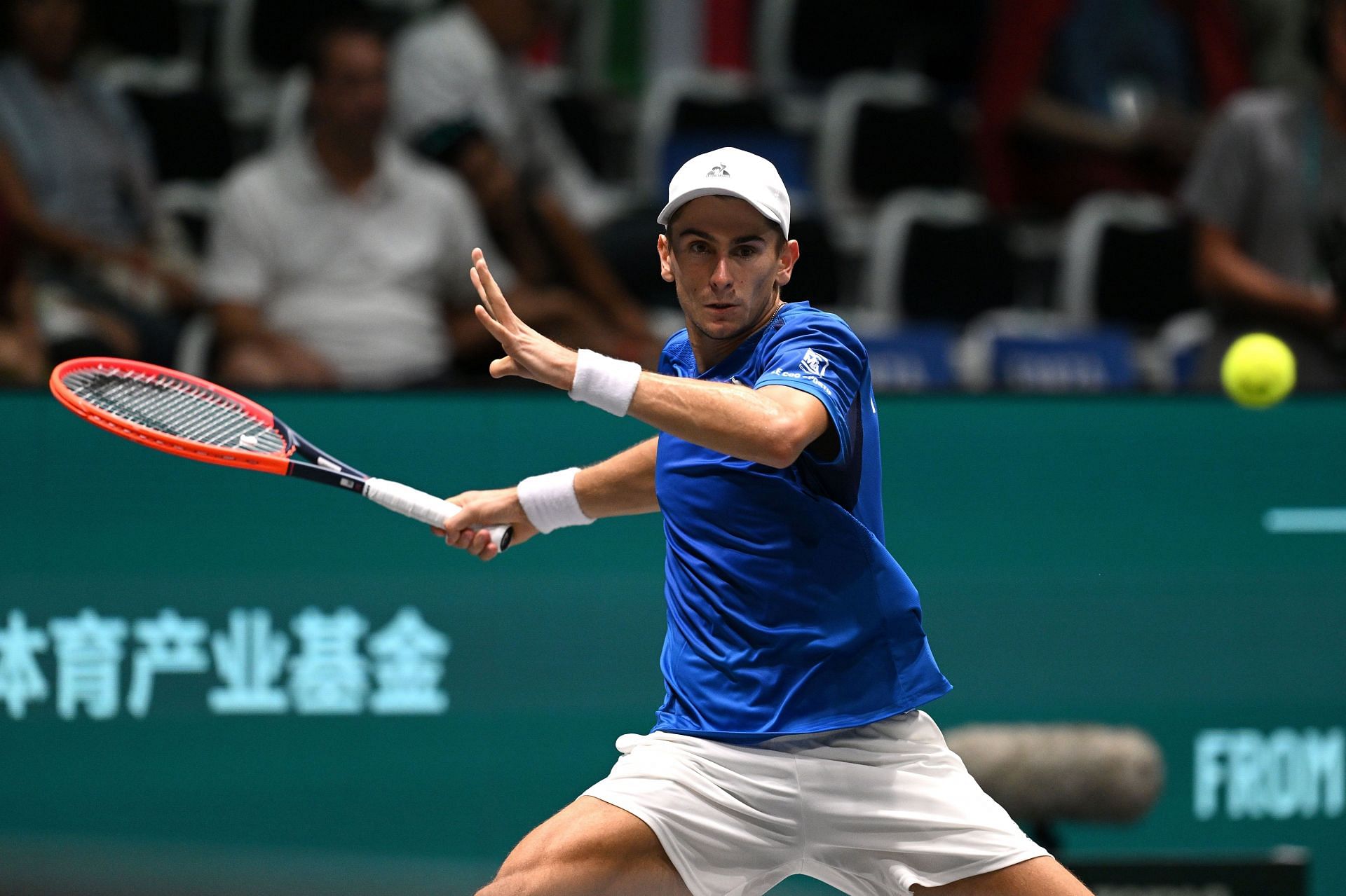 Matteo Arnaldi at the Davis Cup 2024. (Photo: Getty)