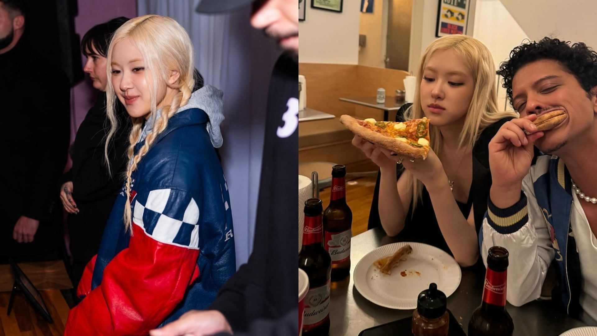 Ros&eacute; extends her gratitude towards Bruno Mars (Images via Instagram/roses_are_rosie)