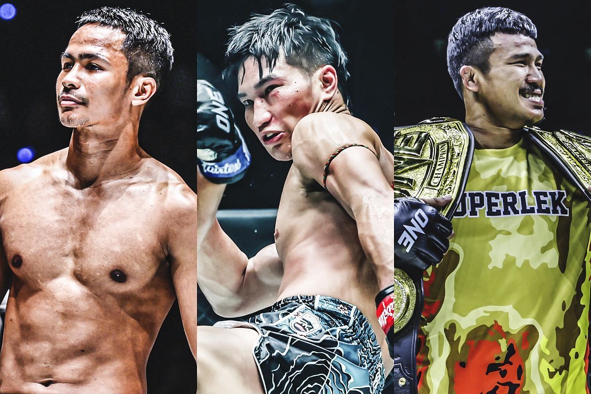 Superbon (left), Tawanchai (middle), and Superlek (right) | Image credit: ONE Championship