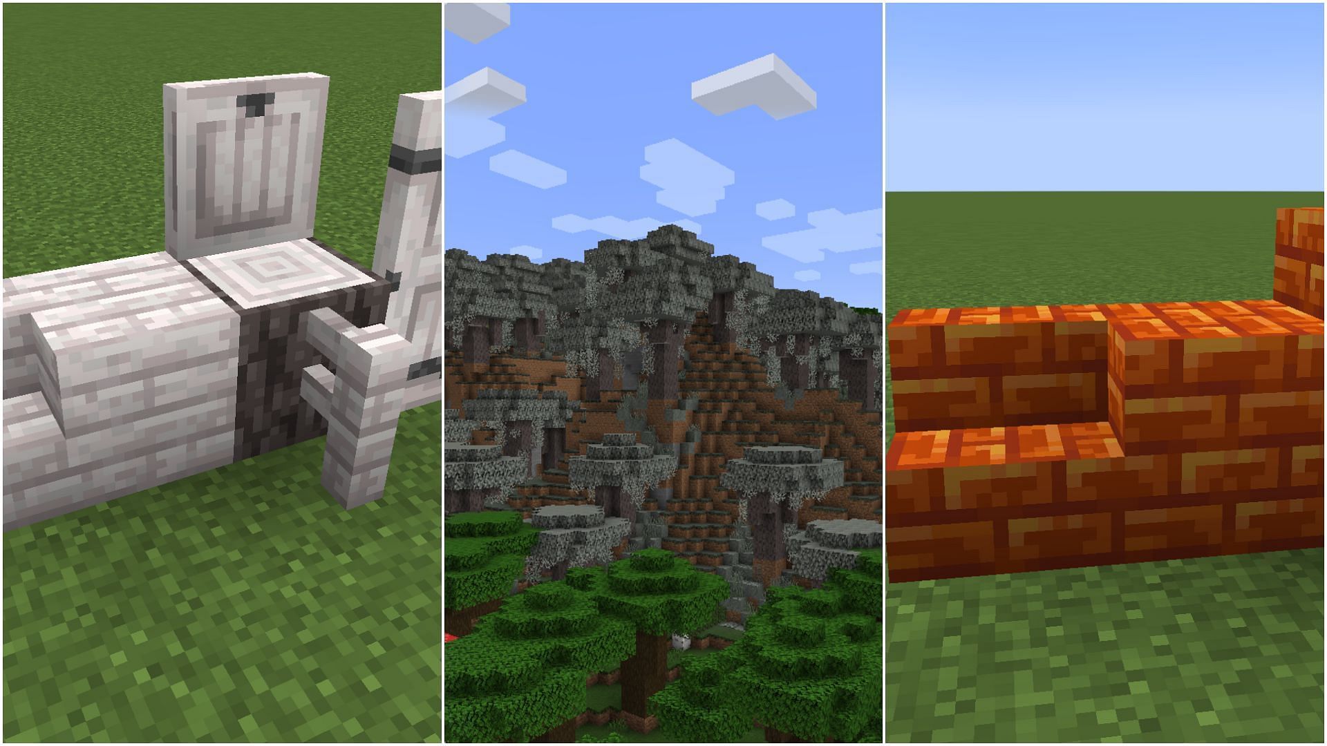 Players can get every single block from Pale Garden without getting near the new biome (Image via Mojang Studios)