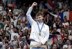 “I got chills all over my body” - Leon Marchand recalls ‘crazy’ memory of being cheered on by 15,000 people during home Paris Olympics