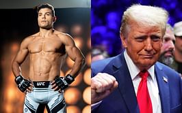 "This is the worst Trump lookalike" - Paulo Costa reacts to recent footage of Donald Trump greeting fans with new hairstyle