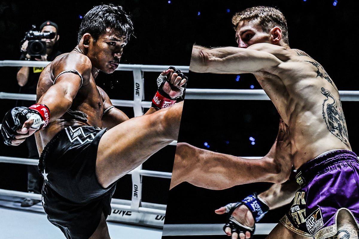 Superlek Kiatmoo9 (left) and Nico Carrillo (right) | Image credit: ONE Championship