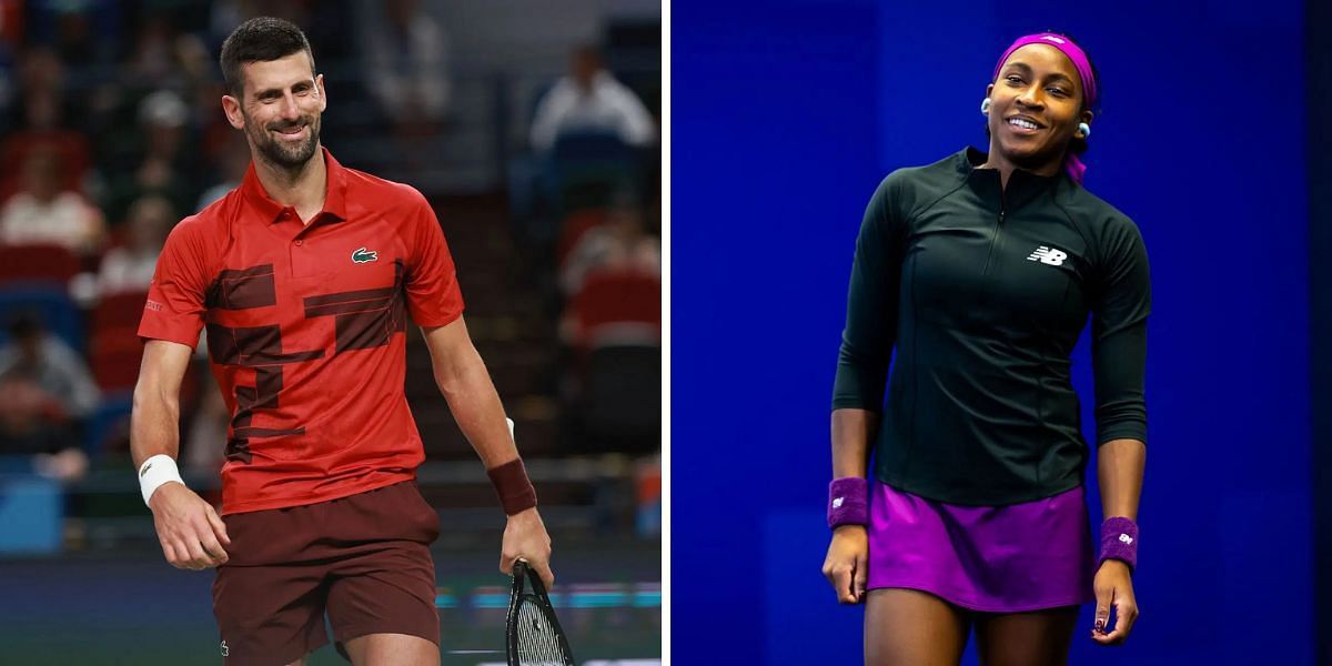 Novak Djokovic and Coco Gauff were among the players to shake-up their coaching situation this year. (Photos: Getty)