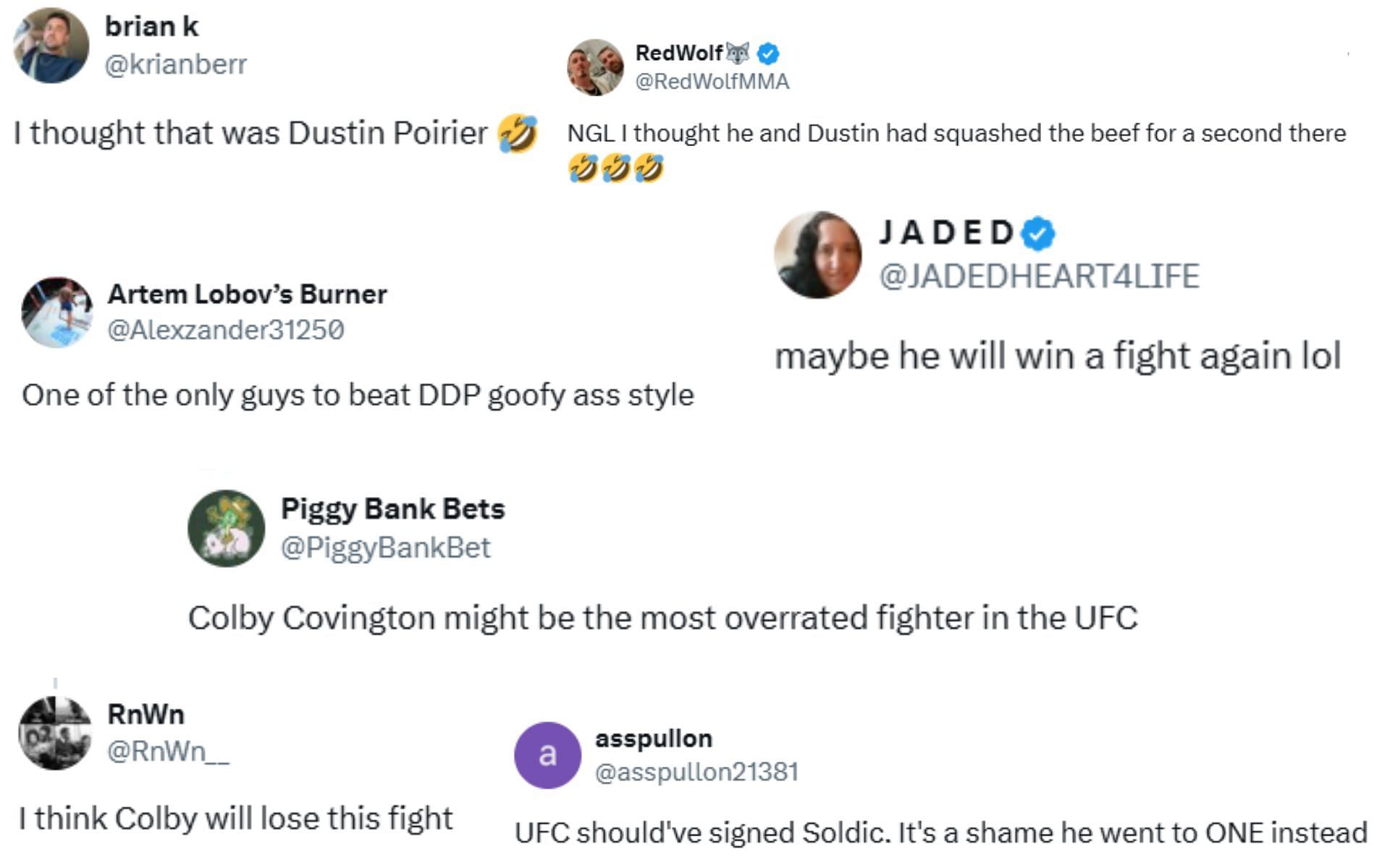 MMA fans react to Covington training with Soldic