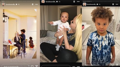 Kendra Randle shares pictures of her son on his birthday. (Credits: IG/@kendrarandle_)