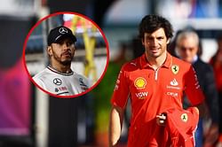 Carlos Sainz “will cheer” for Ferrari to win the 2025 F1 title but does not mention Lewis Hamilton in his farewell speech