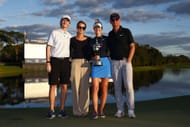 Sebastian Korda with his family. (Photo: Getty)