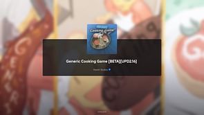 Generic Cooking Game: A beginner's guide