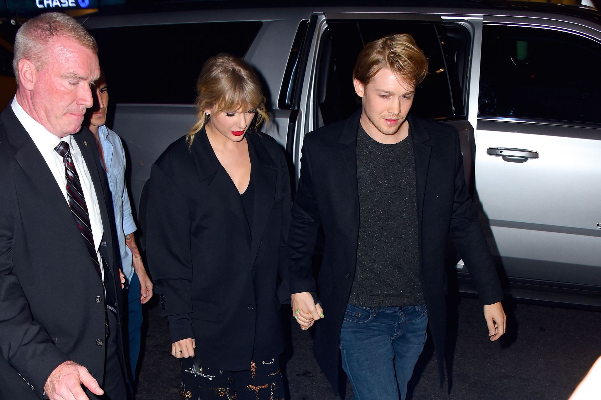 Swift with Joe Alwyn in New York City - October 6, 2019 (Photo by Robert Kamau/GC Images)