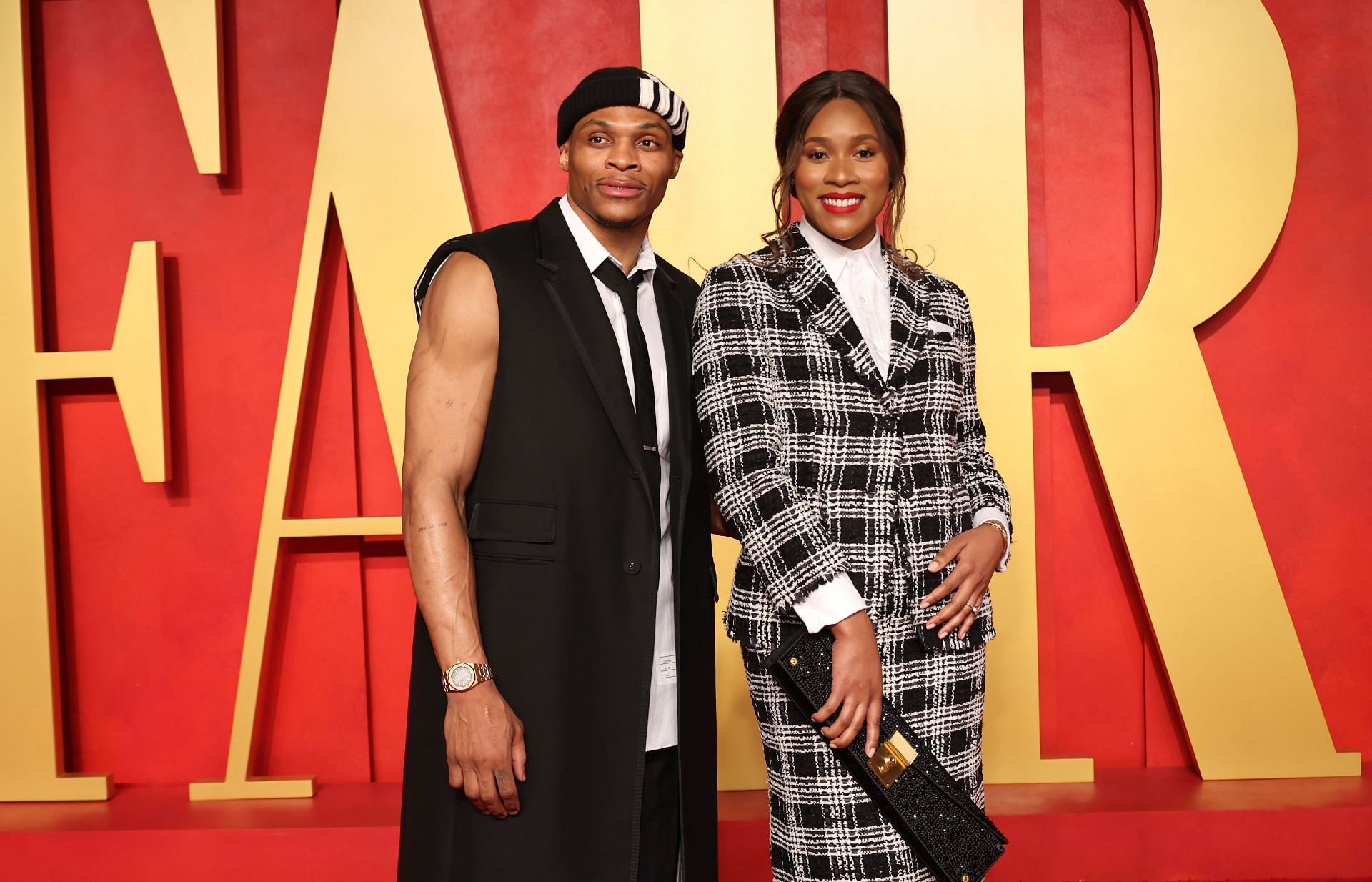 Russell and Nina Westbrook began dating in college. (Photo: GETTY)