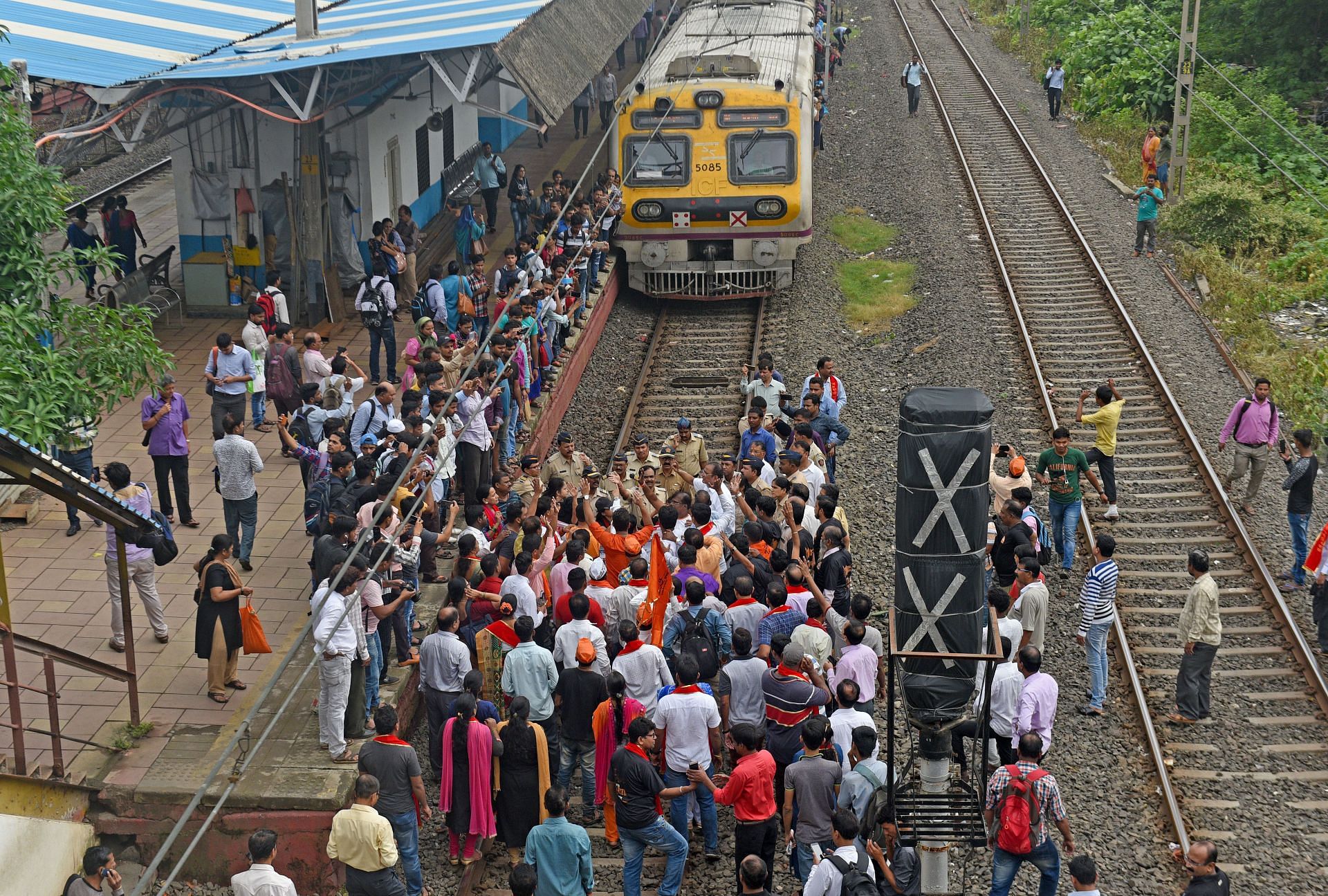 Maratha Kranti Morcha Calls Off Protest In Mumbai After Violence - Source: Getty