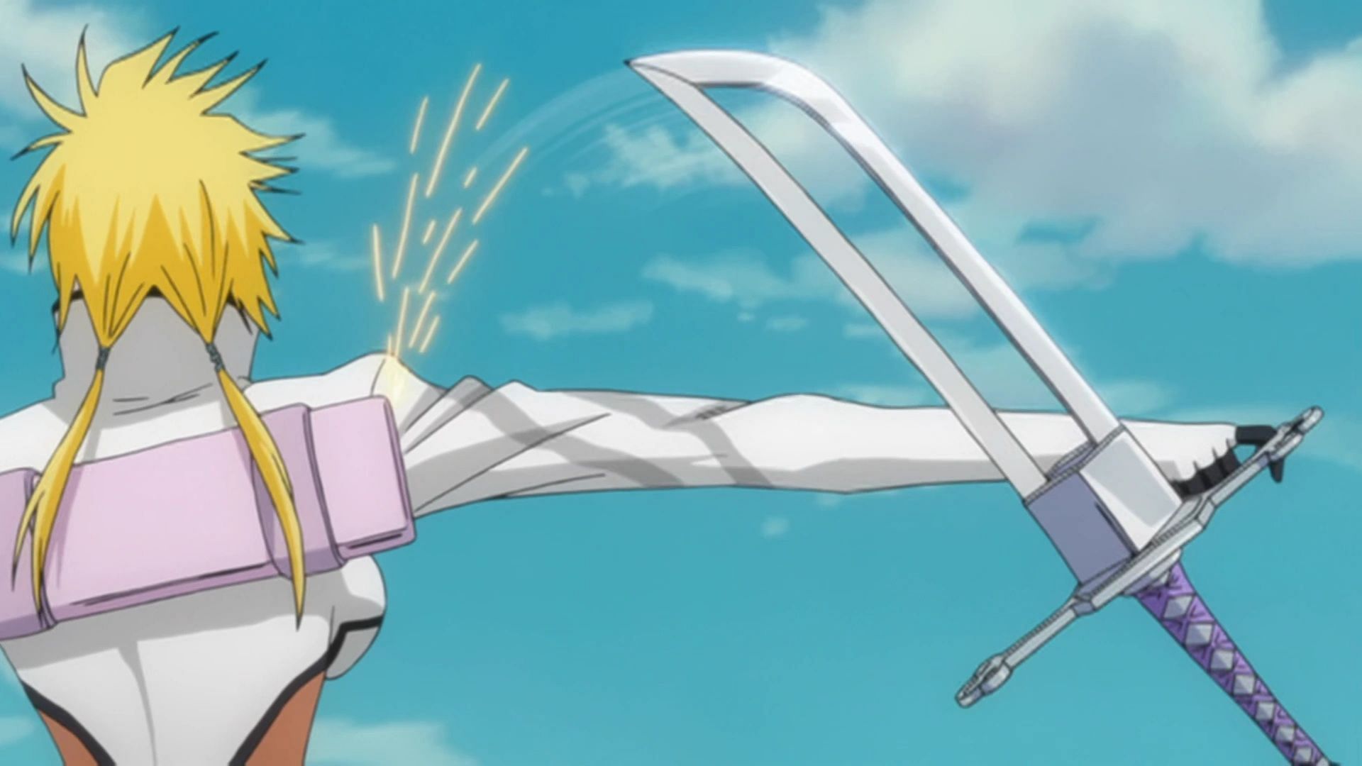 Harribel&#039;s Zanpakuto as shown in the anime (Image via Studio Pierrot)