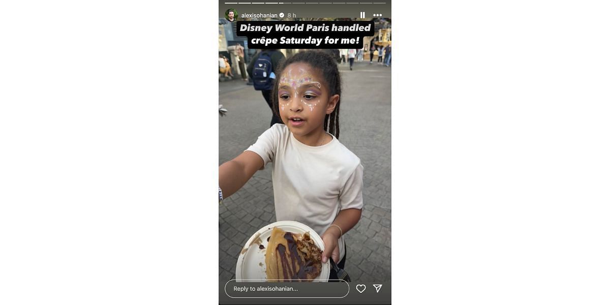 Alexis Ohanian&#039;s Instagram story