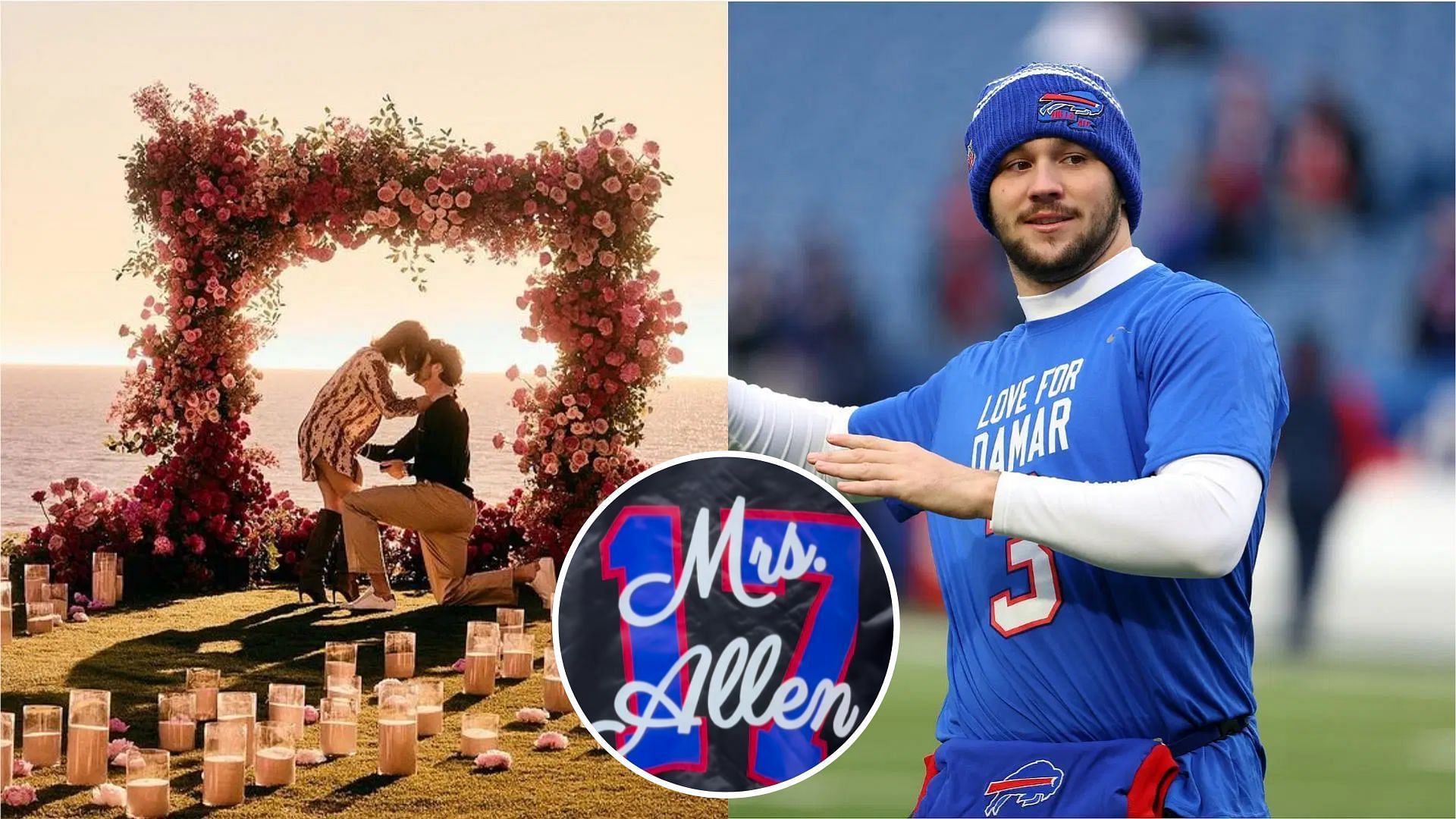 Josh Allen gifts fiancee Hailee Steinfeld customized Bills merch for Christmas ahead of team