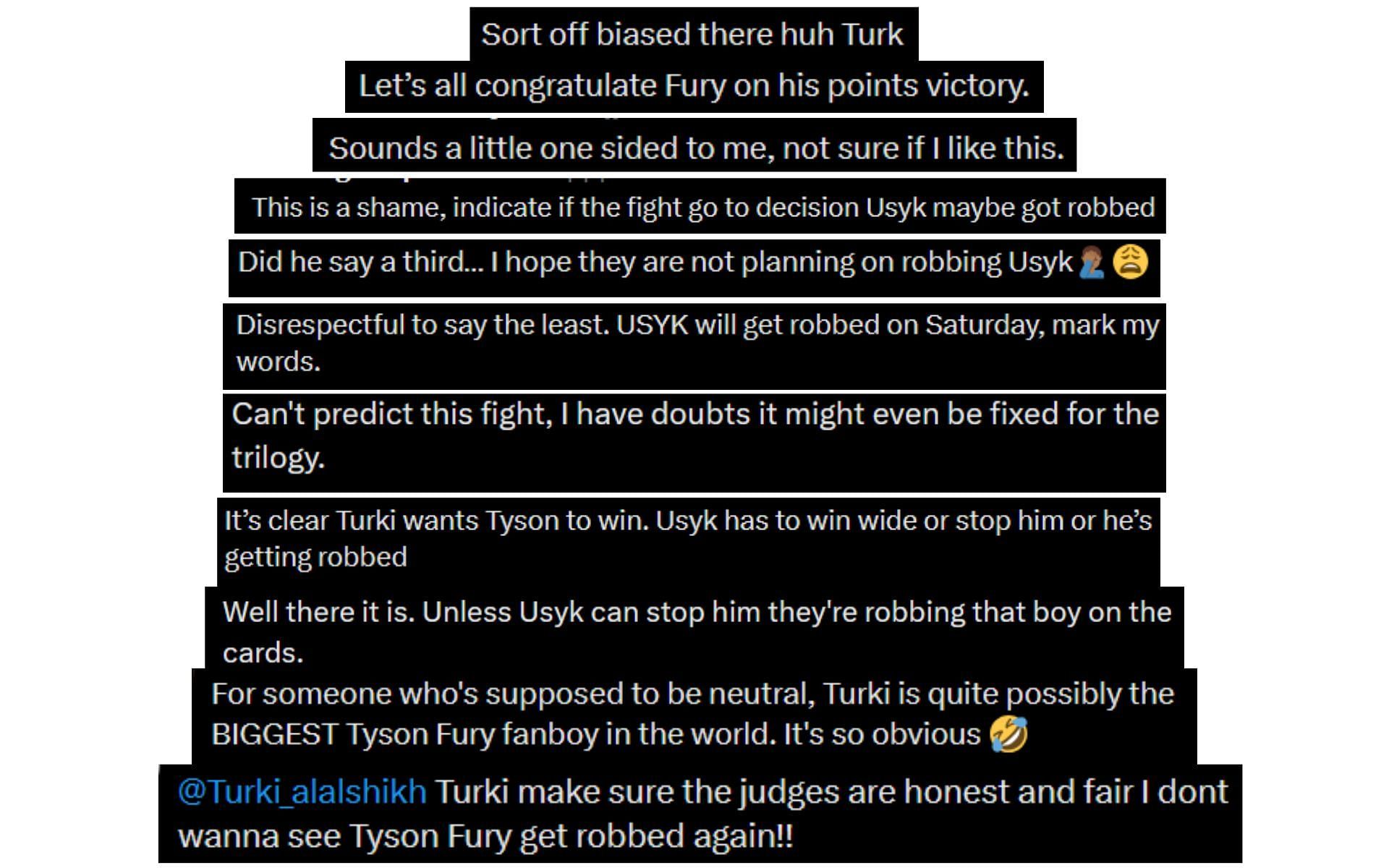 Comments on Turki Alalshikh&#039;s post on X