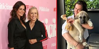 PICTURE: Martina Navratilova's wife Julia Lemigova spreads the love with adorable snap of their pet dogs