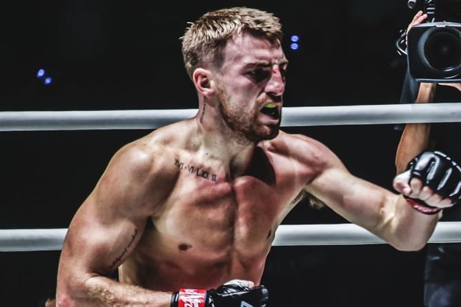 Jonathan Haggerty says karatekas are a nightmare to go up against: "They're hard to fight"