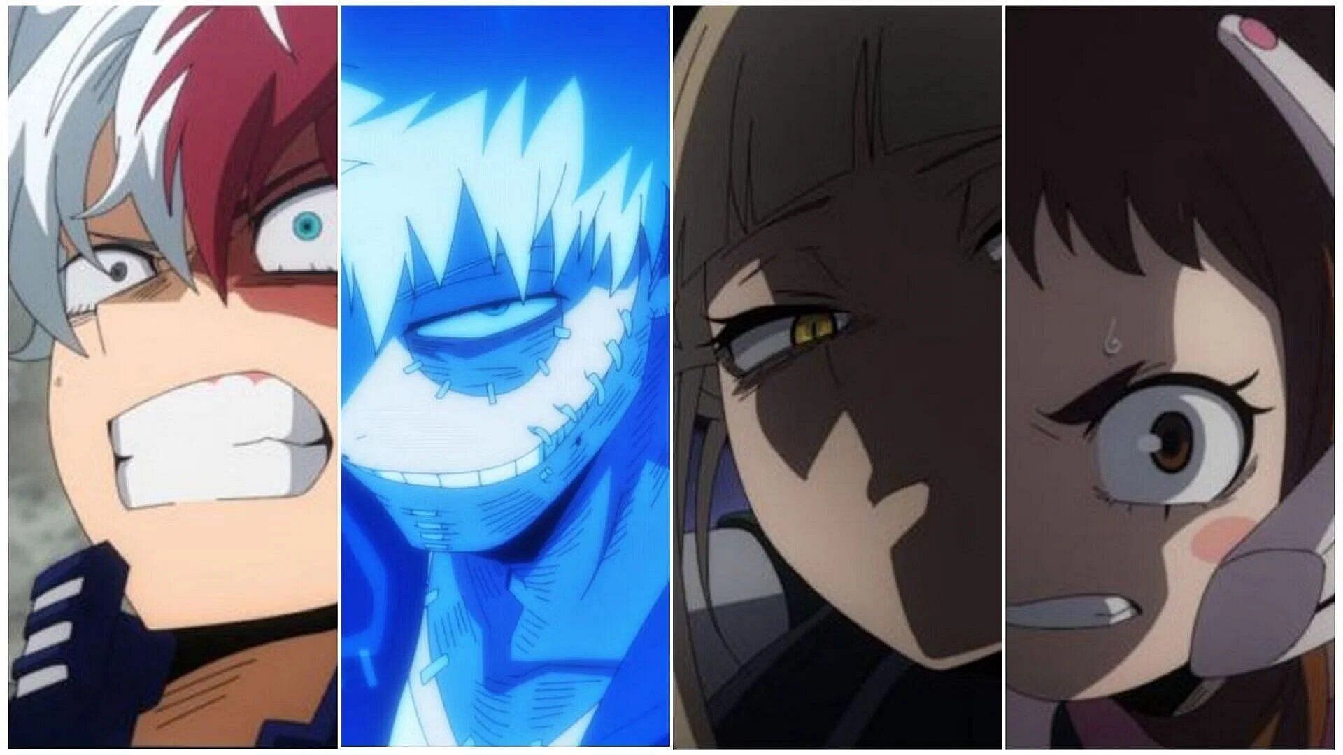 Shoto and Uraraka got their own villains in Dabi and Toga, respectively (Image via Bones)