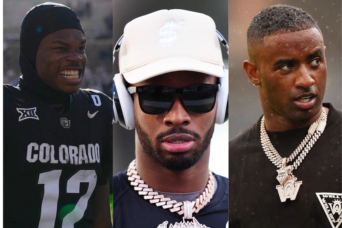 Deion Sanders Jr. &amp; Travis Hunter drop 1-word reactions as Shedeur Sanders wins the Golden Arm Award (Image Credits - IMAGN)