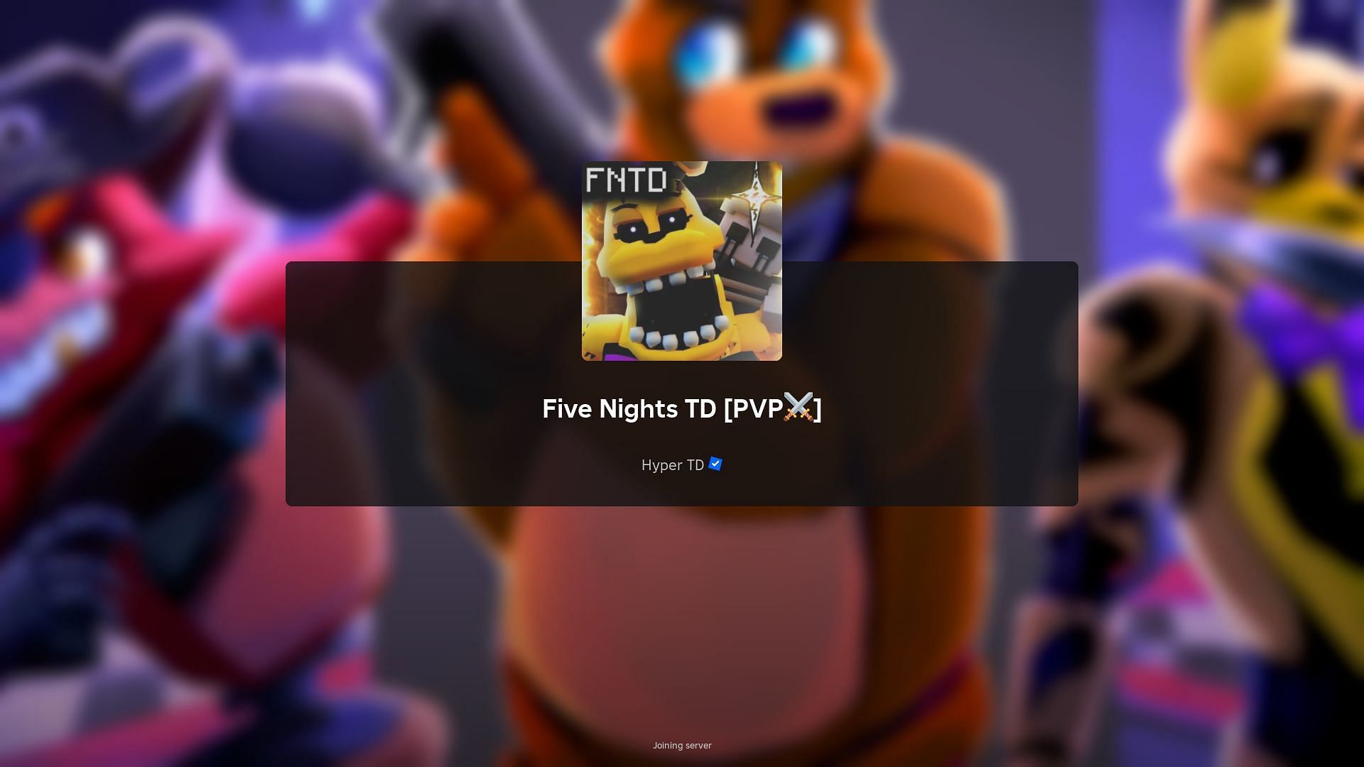 Roblox Five Nights TD