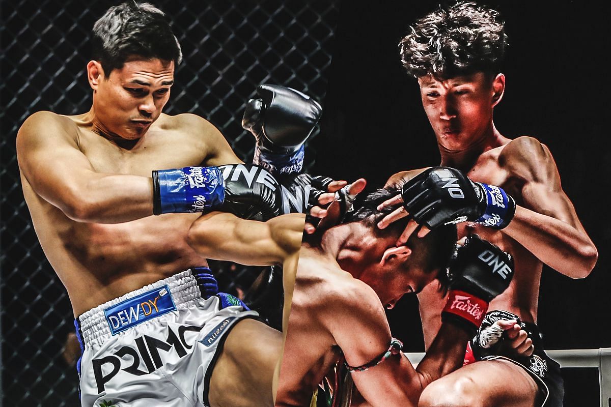 Petchtanong (left) and Nabil Anane (right) | Image credit: ONE Championship