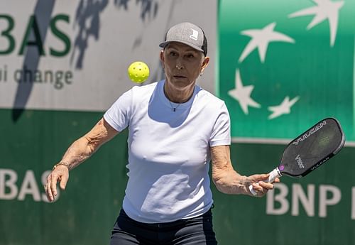 Martina Navratilova at the 2024 French Open (Image: Getty)