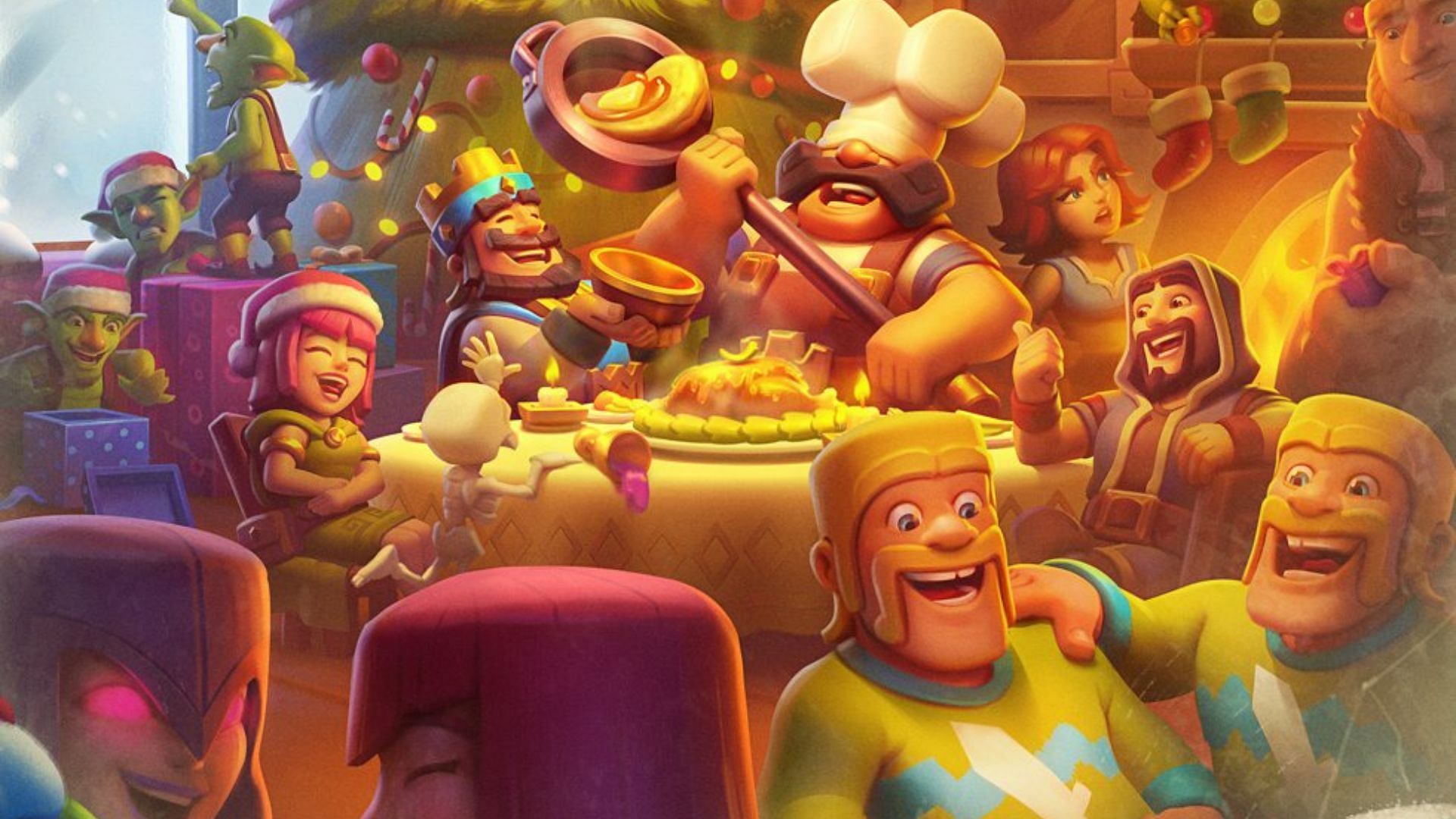 Clash Royale Cozy Clashmas 2024 schedule and rewards (Image via Supercell)