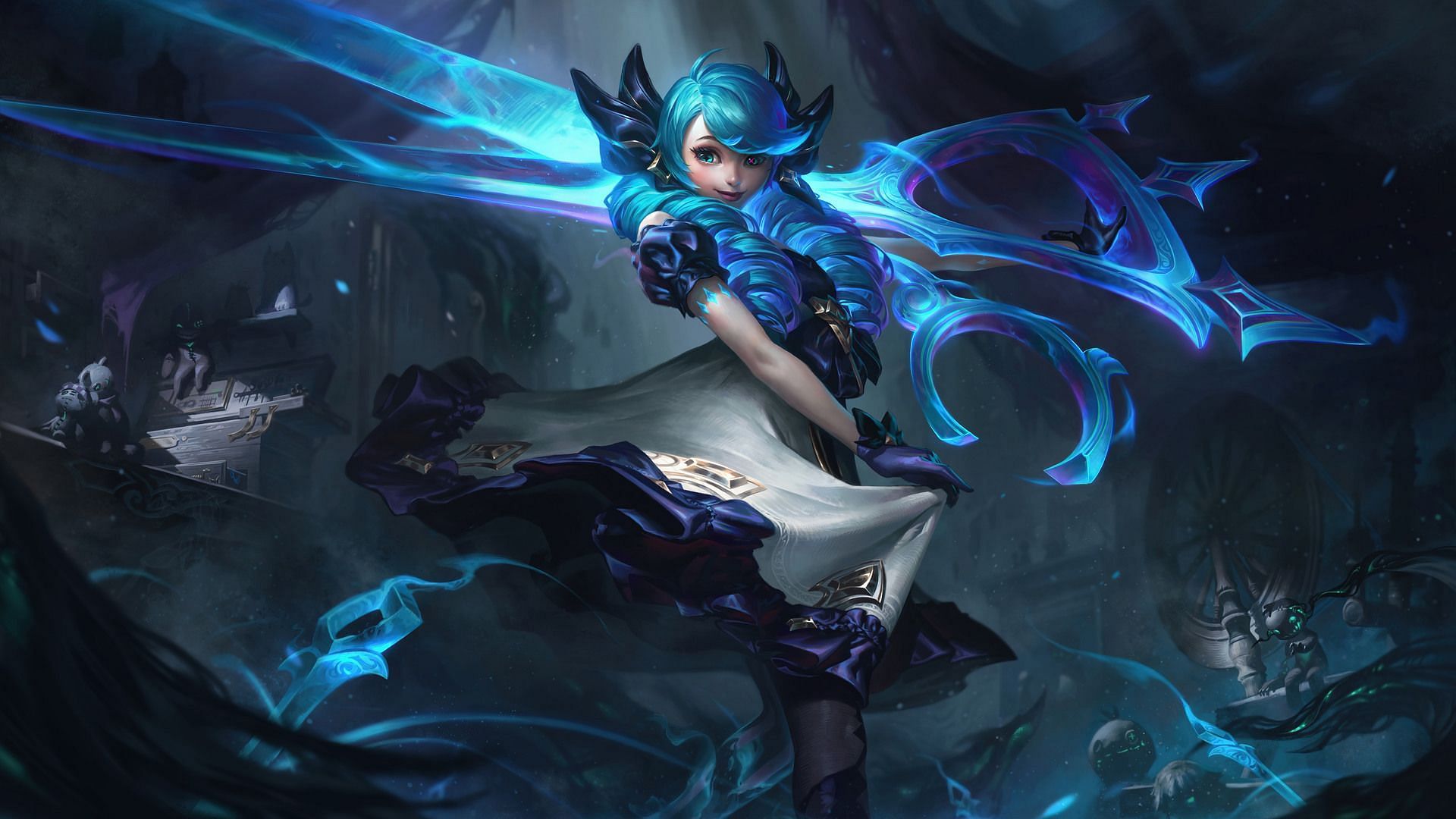 Default Gwen in League of Legends (Image via Riot Games)