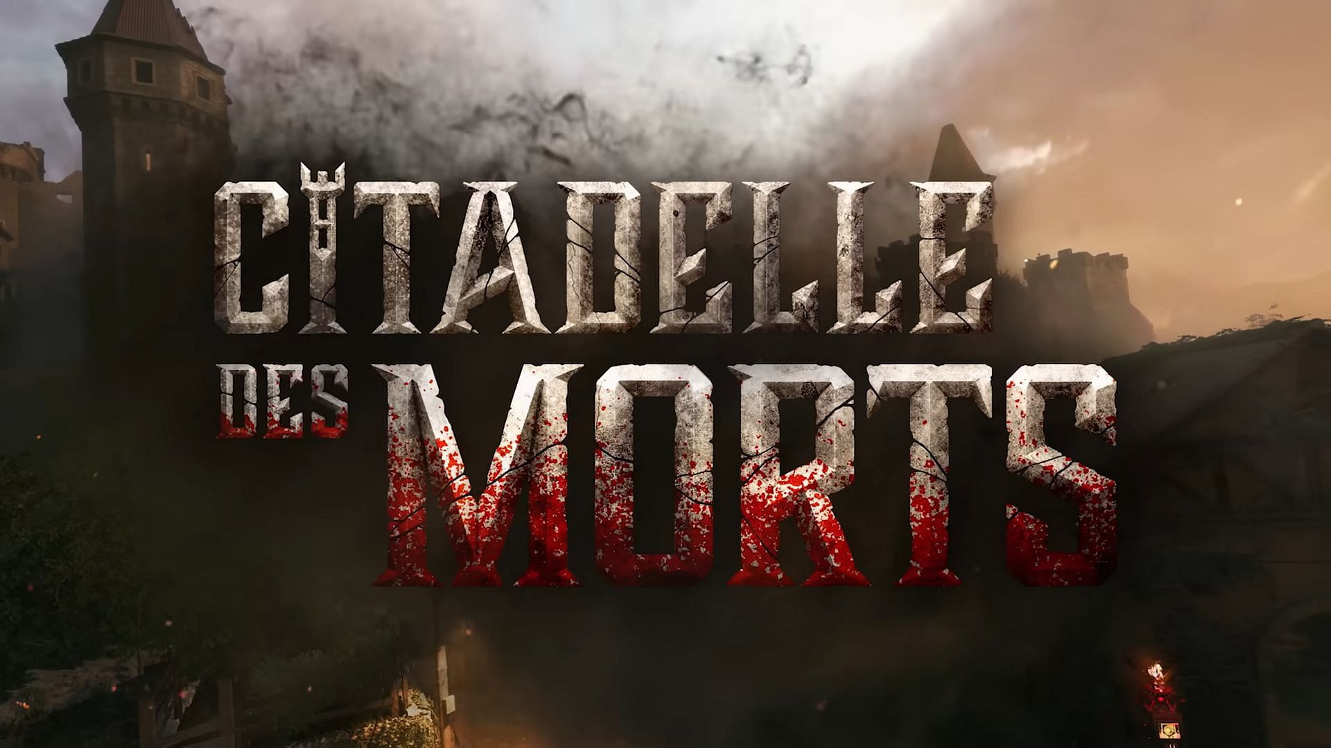 A still from Citadelle Des Morts cinematic, Citadelle Des Morts in Black Ops 6 Zombies