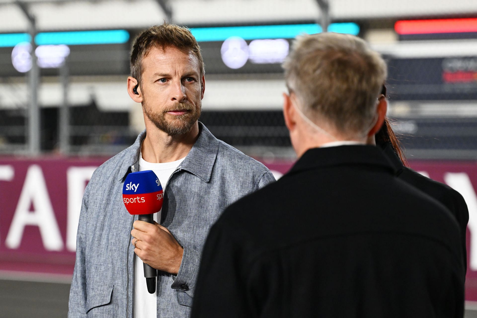 Jenson Button at the 2024 F1 Grand Prix of Qatar - Source: Getty