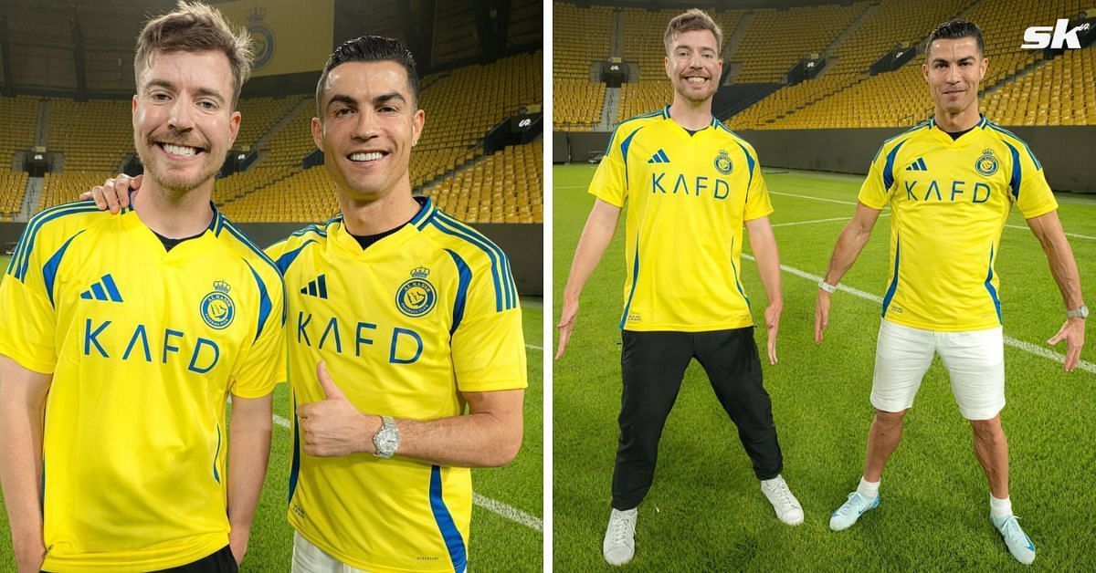 Cristiano Ronaldo collaborated with MrBeast for a YouTube video