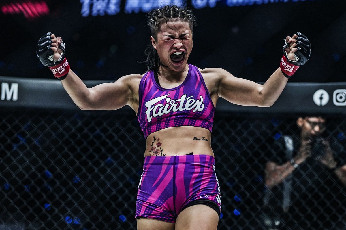 Stamp Fairtex vows to return with a bang in 2025. -- Photo by ONE Championship