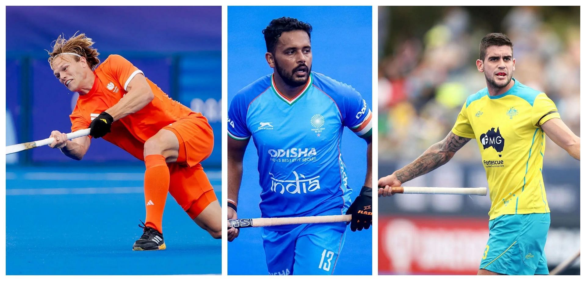 Jip Janssen, Harmanpreet Singh, and Blake Govers are set to enthrall fans in the HIL - Source:  Getty