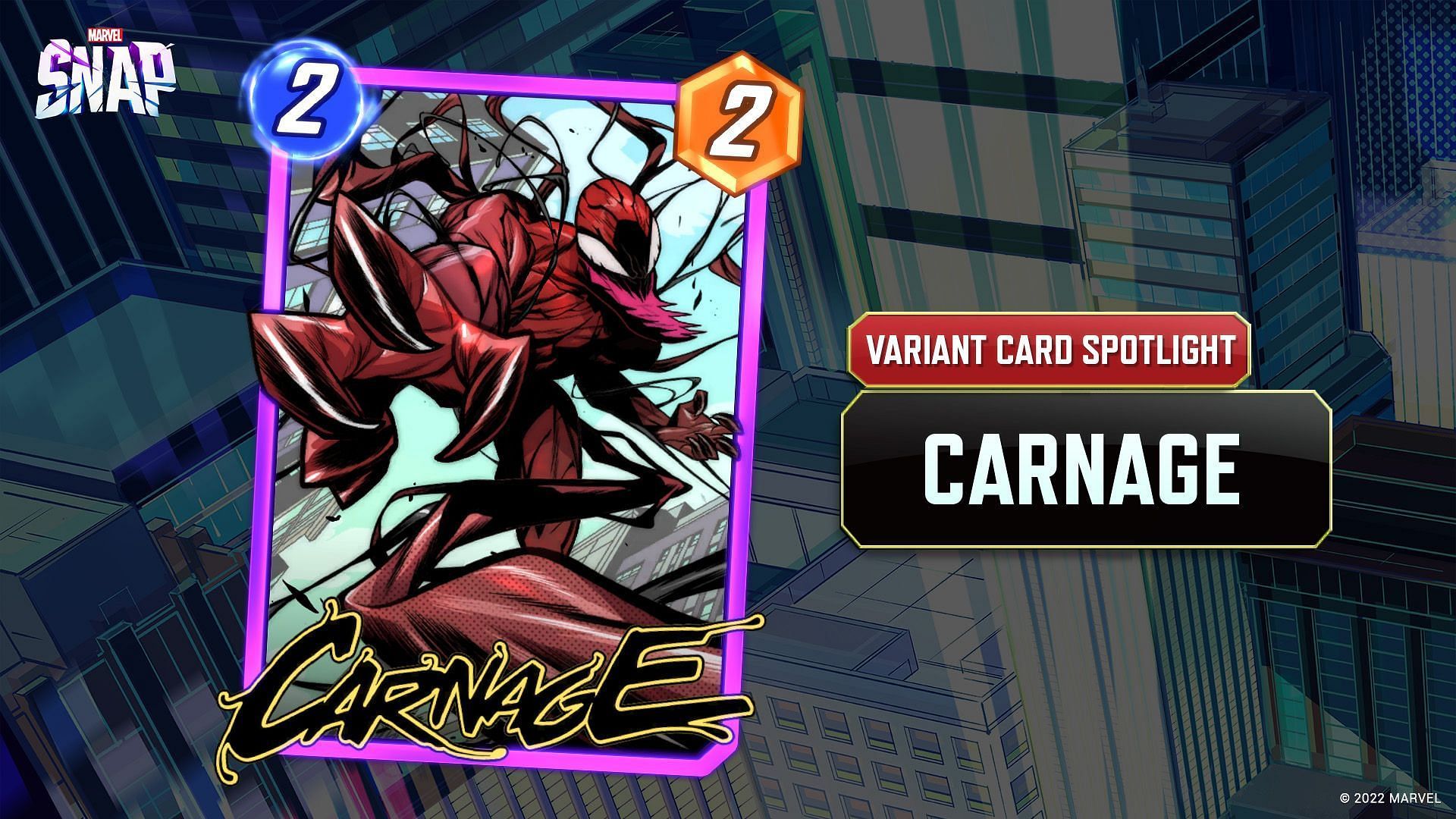 The best Marvel Snap Carnage decks (Image via Nuverse)