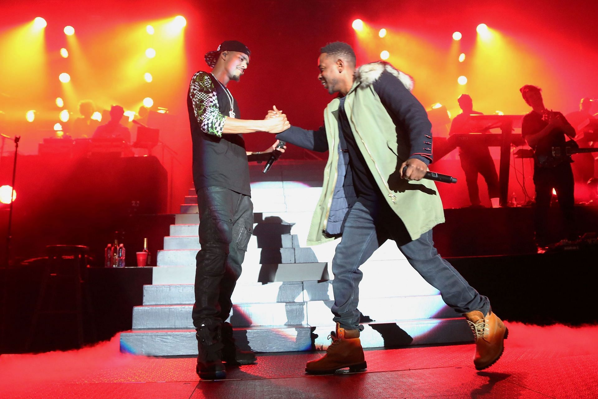 J.Cole and Lamar in 2014 (Photo by Taylor Hill/ Getty Images)