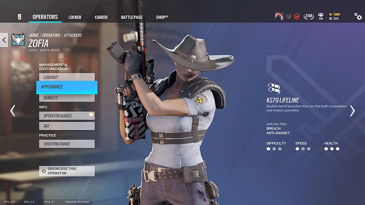 Best Zofia loadout in Rainbow Six Siege