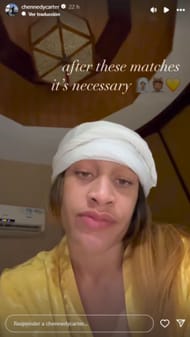 Chennedy Carter's Instagram story