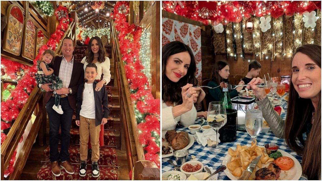 Kyle Busch&rsquo;s wife Samantha drops shining review of North Carolina steakhouse (Images from @samanthabusch on Instagram)