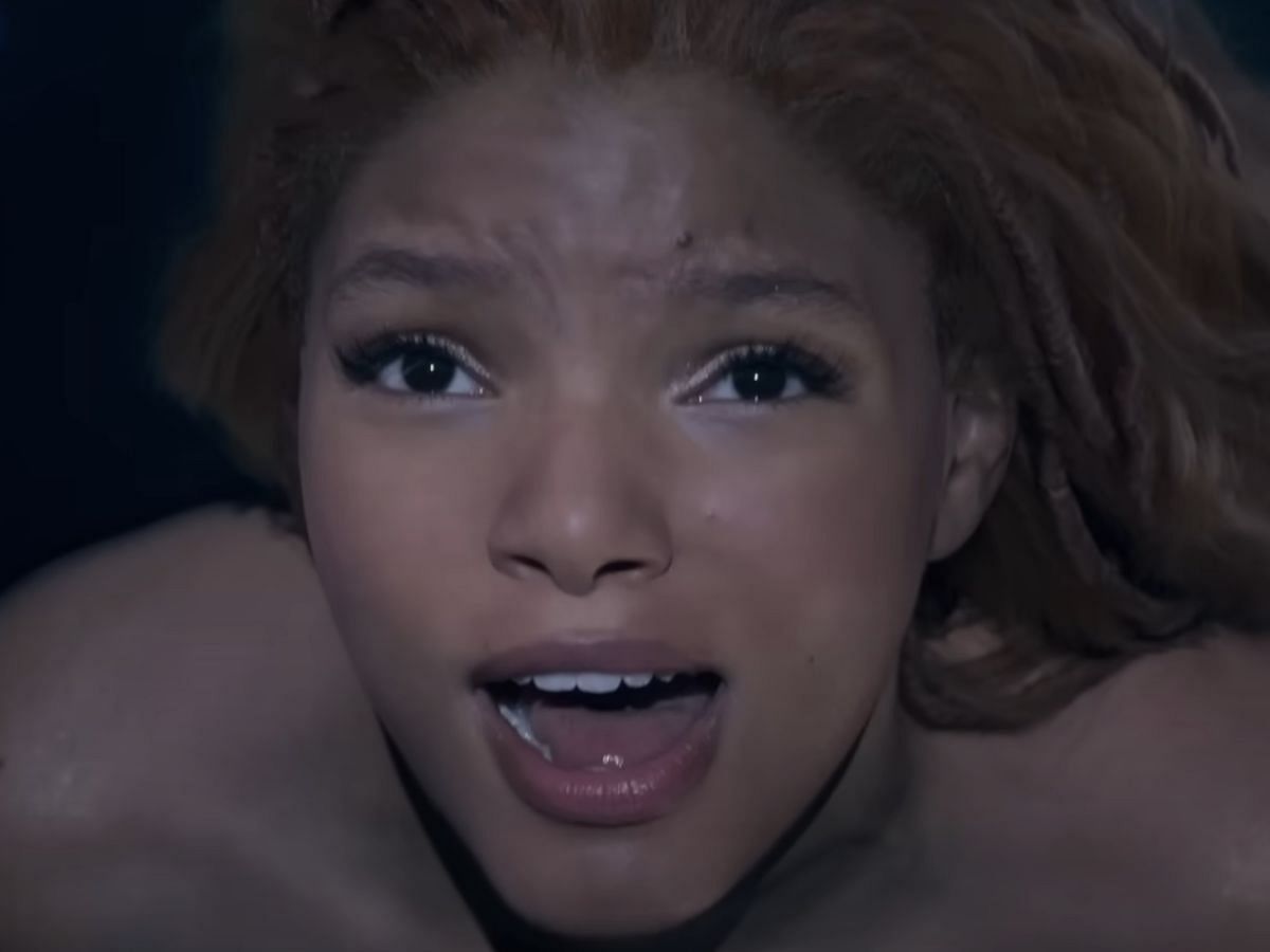 Halle Bailey for The Little Mermaid (Image via YouTube/@DisneyMusicVEVO)