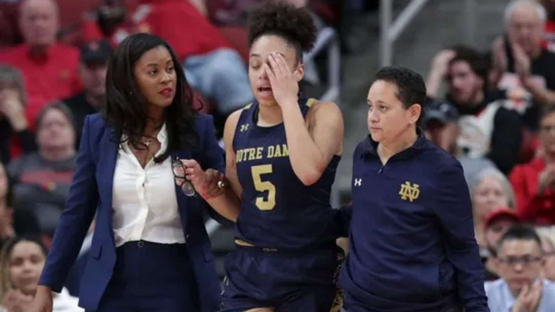 Olivia Miles of the Notre Dame Fighting Irish | Source: IMAGN