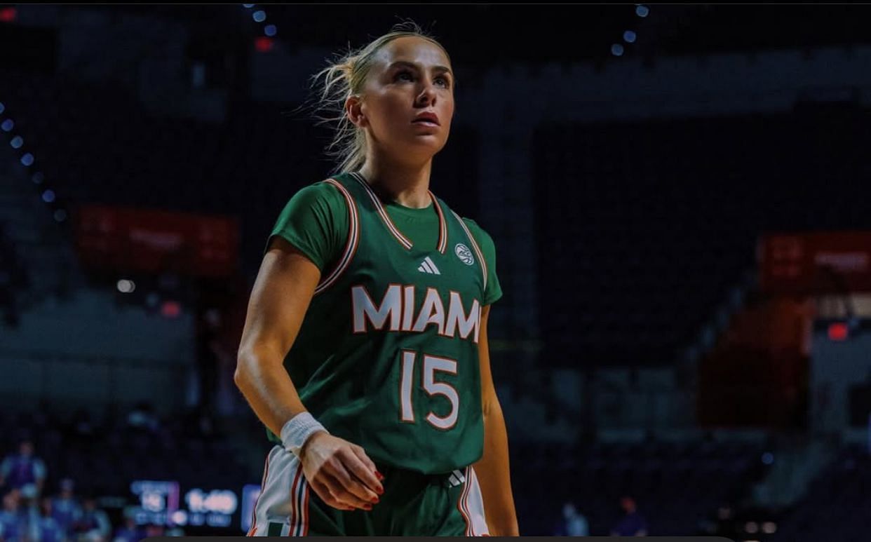 Hanna Cavinder produces stellar performance for Miami  in win vs Quinipiac. IG image via@hannacavinder